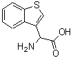 CAS 登录号：95834-55-2， 氨基(1-苯并噻吩-3-基)乙酸