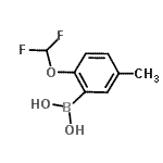 CAS 登录号：958451-75-7， [2-(二氟甲氧基)-5-甲基苯基]硼酸
