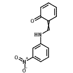 CAS 登录号：959-68-2， 6-{[(3-硝基苯基)氨基]亚甲基}-2,4-环己二烯-1-酮