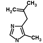 CAS 登录号：959105-65-8， 5-甲基-4-(2-甲基-2-丙烯-1-基)-1H-咪唑