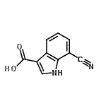 CAS#: 959238-64-3, 7-Cyano-1H-indole-3-carboxylic acid