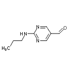 CAS 登录号：959238-95-0， 2-(丙基氨基)-5-嘧啶甲醛