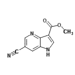 CAS#: 959245-07-9, Methyl 6-cyano-1H-pyrrolo[3,2-b]pyridine-3-carboxylate