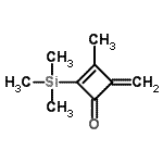 CAS#: 959856-22-5, 3-Methyl-4-methylene-2-(trimethylsilyl)-2-cyclobuten-1-one