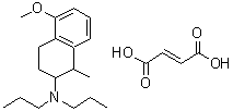 CAS#: 95999-12-5, 5-Methoxy-1-methyl-N,N-dipropyl-1,2,3,4-tetrahydro-2-naphthalenamine (2E)-2-butenedioate (1:1)