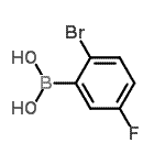 CAS 登录号：959996-48-6， (2-溴-5-氟苯基)硼酸