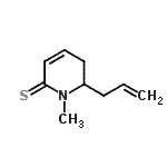 CAS 登录号：960158-67-2， 6-烯丙基-1-甲基-5,6-二氢-2(1H)-吡啶硫酮