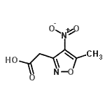 CAS#: 960224-76-4, (5-Methyl-4-nitro-1,2-oxazol-3-yl)acetic acid
