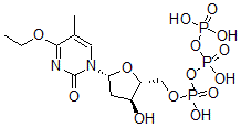 CAS 登录号：96027-03-1， O(4)-乙基胸苷 5'-三磷酸酯
