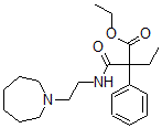CAS#: 96064-46-9, N-[2-(Hexahydro-1H-Azepin-1-Yl)Ethyl]Phenylethylmalonamidic Acid Ethyl Ester