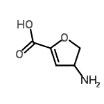 CAS#: 96093-49-1, 4-Amino-4,5-dihydro-2-furancarboxylic acid