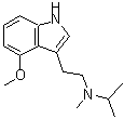CAS#: 96096-53-6, N-[2-(4-Methoxy-1H-indol-3-yl)ethyl]-N-methyl-2-propanamine