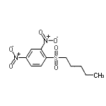 CAS#: 963-22-4, 2,4-dinitro-1-pentylsulfonyl-benzene