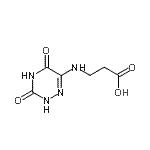 CAS#: 96360-24-6, N-(3,5-Dioxo-2,3,4,5-tetrahydro-1,2,4-triazin-6-yl)-beta-alanine