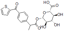 CAS#: 96740-53-3, Suprofen Acyl Glucuronide