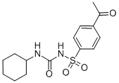 CAS 登录号：968-81-0， 醋磺环已脲