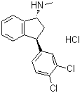 CAS#: 96850-13-4, (1R,3S)-3-(3,4-Dichlorophenyl)-N-methyl-1-indanamine hydrochloride (1:1)