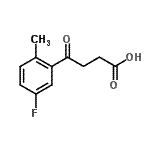CAS 登录号：97072-94-1， 4-(5-氟-2-甲基苯基)-4-氧代丁酸