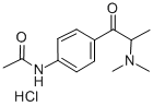 CAS 登录号：97111-08-5， N-(4-(2-(二甲基氨基)-1-氧代丙基)苯基)乙酰胺单盐酸盐