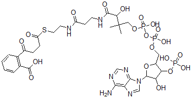 CAS#: 97226-61-4, 4-(2'-Carboxyphenyl)-4-Oxobutyryl-Coenzyme A Ester