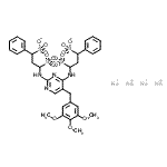 CAS#: 97259-87-5, tetrasodium 1-phenyl-3-[[4-[(3-phenyl-1,3-disulfonato-propyl)amino]-5-[(3,4,5-trimethoxyphenyl)methyl]pyrimidin-2-yl]amino]propane-1,3-disulfonate