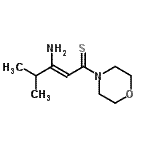 CAS 登录号：97309-69-8， (2Z)-3-氨基-4-甲基-1-(4-吗啉基)-2-戊烯-1-硫酮