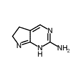 CAS#: 97482-19-4, 5,6-Dihydro-1H-pyrrolo[2,3-d]pyrimidin-2-amine