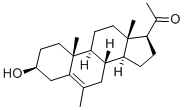 CAS 登录号：975-53-1， 6-甲基孕烯醇酮