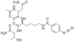 CAS#: 97530-18-2, N(alpha)-Acetylasparaginyl-Lysyl-N(epsilon)-4-Azidobenzoyl-Threoninamide
