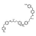 CAS#: 97552-63-1, 1-[[4-[(4-aminophenyl)methyl]phenyl]amino]-3-[4-[1-[4-[3-[[4-[(4-aminophenyl)methyl]phenyl]amino]-2-hydroxy-propoxy]phenyl]-1-methyl-ethyl]phenoxy]propan-2-ol