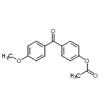 CAS#: 97576-09-5, 4-(4-Methoxybenzoyl)phenyl acetate