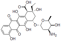 CAS#: 97583-07-8, 10-Carboxy-13-Deoxocarminomycin
