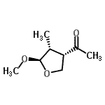 CAS#: 97994-59-7, 1-[(3S,4R,5R)-5-Methoxy-4-methyltetrahydro-3-furanyl]ethanone