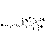 CAS#: 98066-22-9, {[(3E)-4-Methoxy-1,3-butadien-2-yl]oxy}(dimethyl)(2-methyl-2-propanyl)silane