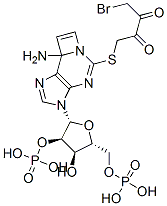 CAS 登录号：98088-69-8， 2-((4-溴-2,3-二氧代丁基)硫代)-1,N(6)-乙烯腺苷 2',5'-双磷酸酯