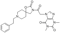 CAS#: 98204-48-9, 1,3-Dimethyl-7-[2-Oxo-2-(2-Oxo-8-Phenethyl-1-Oxa-3,8-Diazaspiro[4.5]Dec-3-Yl)Ethyl]Purine-2,6-Dione