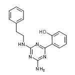 CAS 登录号：98247-77-9， 2-[4-氨基-6-(苯乙基氨基)-1,3,5-三嗪-2-基]苯酚