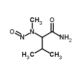 CAS 登录号：98278-66-1， 3-甲基-2-[甲基(亚硝基)氨基]丁酰胺