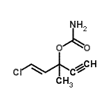 CAS#: 98280-35-4, (1E)-1-Chloro-3-methyl-1-penten-4-yn-3-yl carbamate