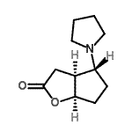 CAS 登录号：98295-71-7， (3aS,4R,6aR)-4-(1-吡咯烷基)六氢-2H-环戊二烯并[b]呋喃-2-酮