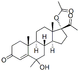 CAS#: 984-46-3, 6-Hydroxy-6-methyl-17-acetoxyprogesterone