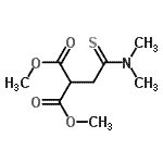 CAS 登录号：98407-25-1， 二甲基[2-(二甲基氨基)-2-硫代乙基]丙二酸酯