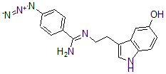 CAS 登录号：98409-42-8， 3-(2-(4-叠氮基苯甲脒基)乙基)-5-羟基吲哚