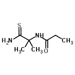 CAS 登录号：98428-40-1， N-(2-氨基-1,1-二甲基-2-硫代-乙基)丙酰胺