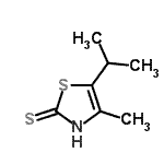 CAS 登录号：98432-10-1， 5-异丙基-4-甲基-1,3-噻唑-2(3H)-硫酮