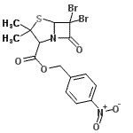 CAS#: 98510-71-5, 4-Nitrobenzyl 6,6-dibromo-3,3-dimethyl-7-oxo-4-thia-1-azabicyclo[3.2.0]heptane-2-carboxylate