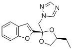 CAS#: 98518-99-1, cis-1-((2-(2-Benzofuranyl)-4-Ethyl-1,3-Dioxolan-2-Yl)Methyl)-1H-1,2,4-Triazole