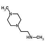 CAS#: 98545-15-4, N-Methyl-2-(4-methyl-1-piperazinyl)ethanamine