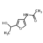 CAS 登录号：98593-71-6， N-[5-(1-羟基乙基)-3-呋喃基]乙酰胺