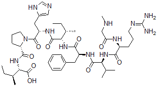 CAS#: 98641-01-1, Sar(1)-Phe(4)-Ile(8)-Angiotensin II